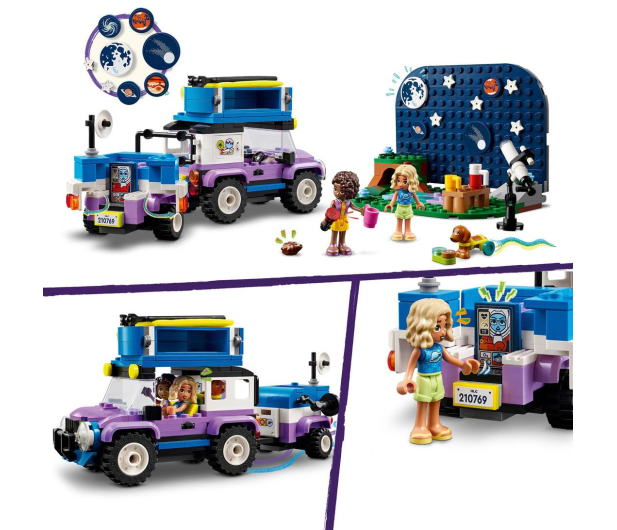 LEGO Friends 42603 Kamper z mobilnym obserwatorium gwiazd - 1202675 - zdjęcie 4